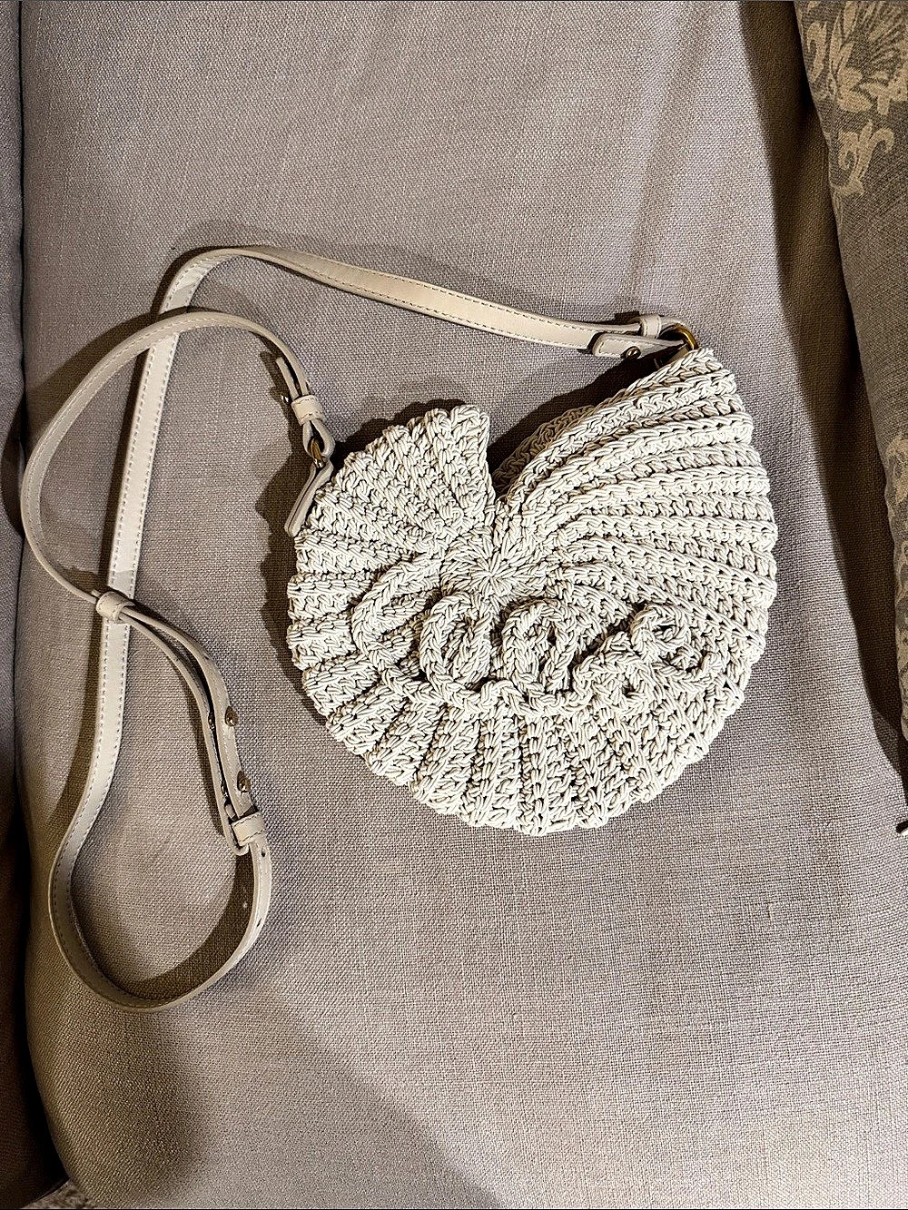 Chloe Sea Treasures Crochet Shell Crossbody Bag